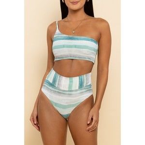 Blue striped shore 3 piece set